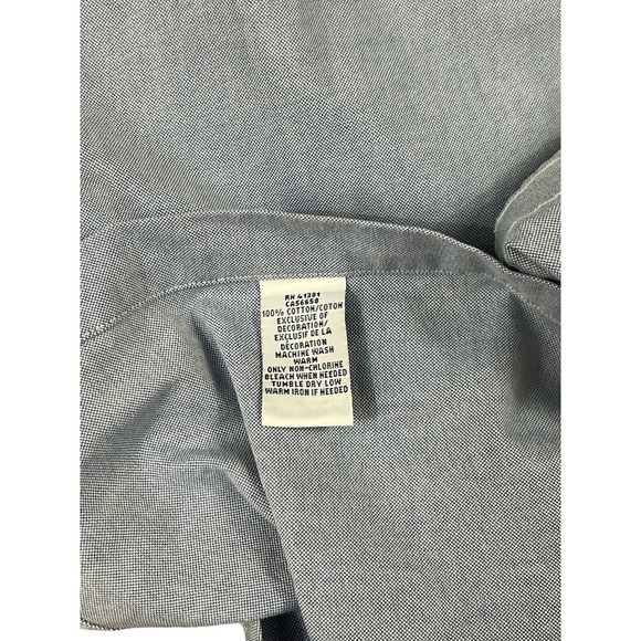 Ralph Lauren Men Long Sleeve Button Down Blue Sz M - Picture 6 of 7